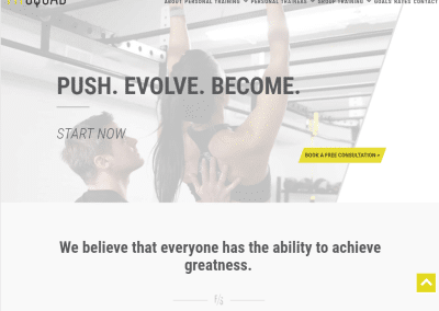 Fit Squad Website Development