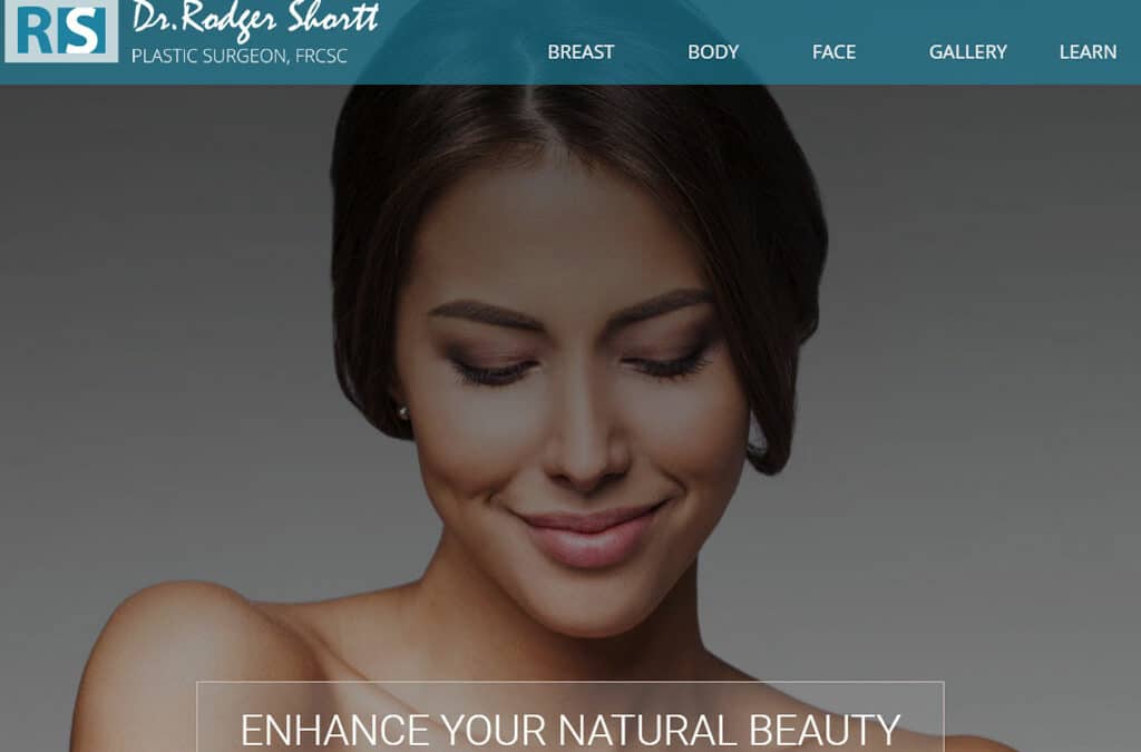Dr. Shortt, Plastic Surgeon, Design + Development