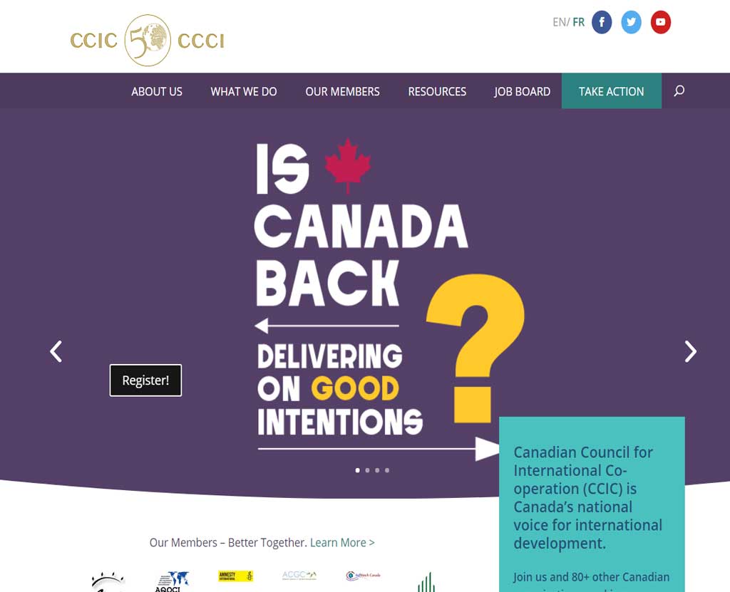 The Canadian Council for Internation Co-operation - CCIC